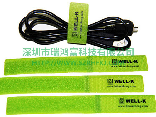 專業(yè)生產(chǎn)魔術(shù)貼扎帶 印字電壓魔術(shù)貼velcro hook&loop Back-to-back Magic Tape